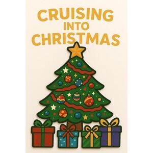 Cruising‎ Into Christmas Magnet Tree & Gifts | Cruise Door Decor Holiday